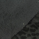 Dark Grey Leopard Bouclé, Polyester — photo 2