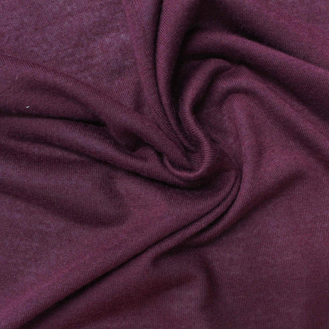 Purple Marl Jersey Knit, Polyester, 138 gsm