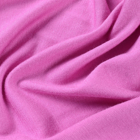 Viscose Stretch Jersey Knit Fabric, 160 gsm, 150 cm — Pink