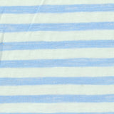 Light Blue Stripes Knit, Cotton-Viscose — photo 2