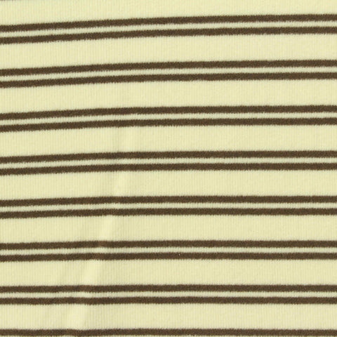 Cream Stripes Knit, Polyester
