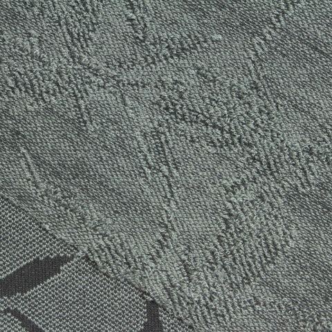 Light Grey Abstract Jacquard, Poly-Viscose, 516 gsm