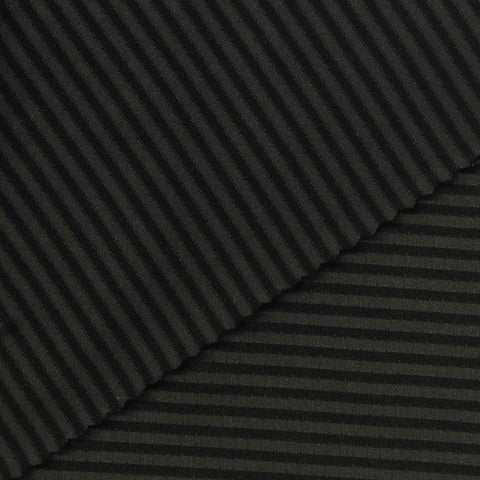 Dark Grey Horizontal-Stripe Mesh, Polyester