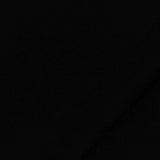 Cotton Stretch Jersey Knit Fabric, 215 gsm, 170 cm — Black — photo 2