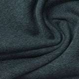 Dark Teal Marl French Terry, Cotton-Poly — photo 2