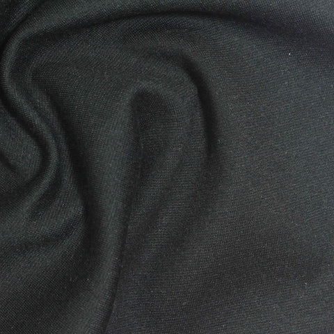 Viscose Nylon Stretch Ponte Knit Fabric, 310 gsm — Grey