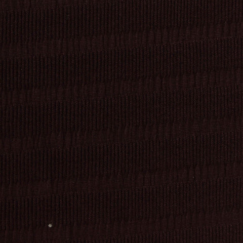 Dark Brown Tone-on-Tone Crepe, Polyester