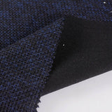 Jacquard 100% Polyester Interlock Knit Fabric, 415 gsm — Black — photo 2