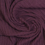 Rib Knit Fabric, 136 gsm, 135 cm — Purple — photo 2