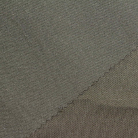 Olive Horizontal-Stripe Jersey Knit, Polyester