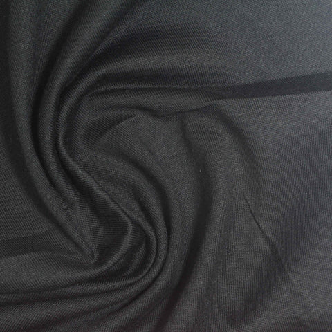 100% Cotton Jersey Knit Fabric, 185 gsm, 183 cm — Grey