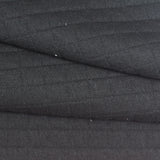 Polyester Stretch Knit Fabric, 300 gsm, 170 cm — Black — photo 2