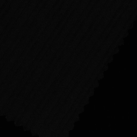 Polyester Stretch Velvet Fabric, 320 gsm, 150 cm — Black