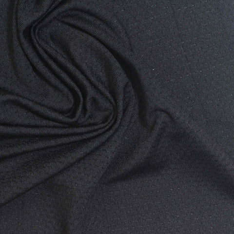 Nylon Stretch Mesh Fabric, 150 gsm, 169 cm — Black