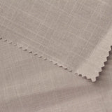 Slub 100% Cotton Linen-Look Fabric, 130 gsm, 135 cm — Beige — photo 2