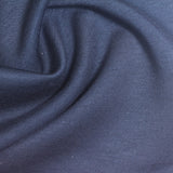Dark Blue Heathered-Marl Scuba Knit, Viscose-Poly — photo 2