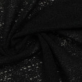 Black Marl Linen-Look, Polyester — photo 2