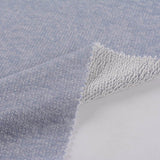 Light Blue Marl French Terry, Cotton-Poly — photo 2
