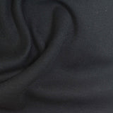Cotton Polyester Scuba Knit Fabric, 285 gsm, 160 cm — Black — photo 2