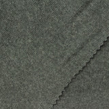 Dark Grey Heathered-Marl Rib Knit, Cotton — photo 2
