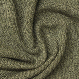 Olive Heather Rib Knit, Viscose-Poly — photo 2