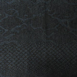 Navy Floral Chunky Knit, Poly-Viscose — photo 2