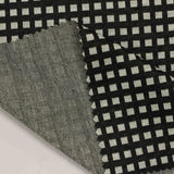 Black Check Knit, Polyester — photo 2
