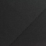 100% Polyester Piqué Knit Fabric, 260 gsm, 167 cm — Black — photo 2