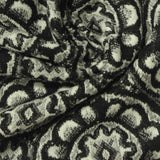 Black Leopard Jacquard, Poly-Viscose — photo 2