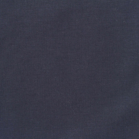 Viscose Nylon Blend Ponte Knit Fabric, 200 gsm, 155 cm — Navy, ref EF-240692
