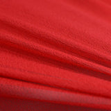 100% Polyester Linen-Look Fabric, 90 gsm, 153 cm — Red — photo 2