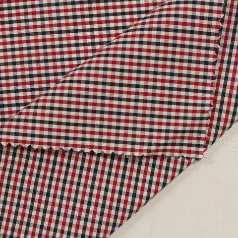 Red Check Woven, Cotton