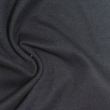 Cotton Polyester Rib Knit Fabric, 330 gsm, 170 cm — Black — photo 2