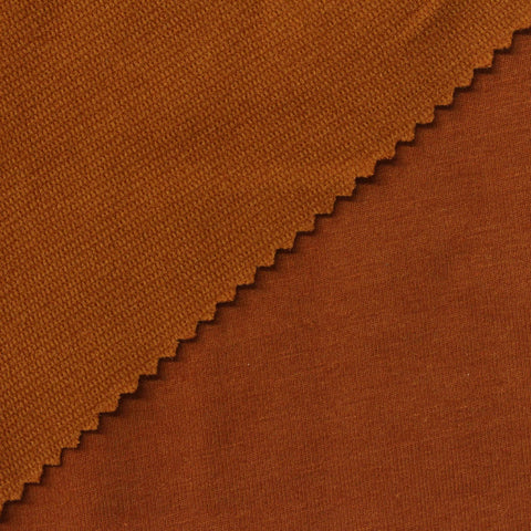 French Terry Fabric, 305 gsm — Brown