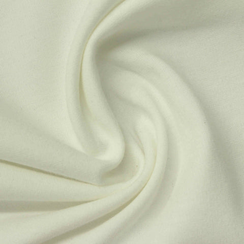 Cotton Polyester Stretch Ponte Knit Fabric, 250 gsm, 155 cm — Green