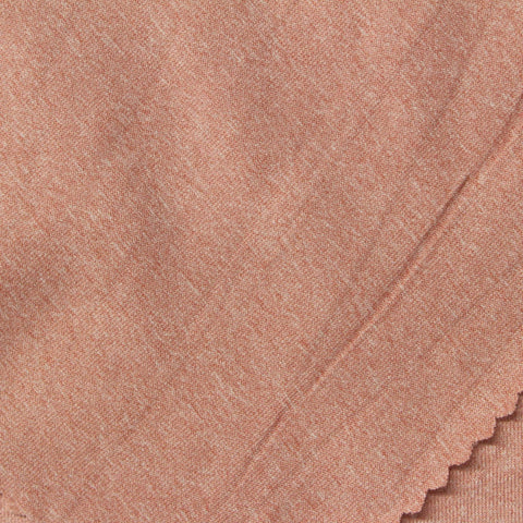Dusty Rose Heather Jersey Knit, Polyester