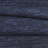 Dark Blue Fine-Marl Interlock Knit, Cotton — photo 2