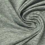 Dark Grey Marl Jersey Knit, Polyester — photo 2