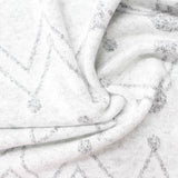 Light Grey Circle Jacquard, Viscose-Poly — photo 2