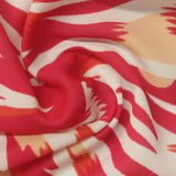 Red Tiger Linen-Look, Polyester — photo 2