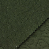 Dark Green Tone-on-Tone Jacquard, Poly-Cotton — photo 2