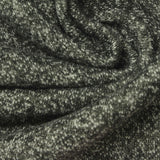Black Marl French Terry, Cotton-Poly — photo 2