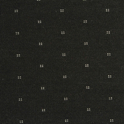 White Dot Ponte Knit, Viscose-Nylon