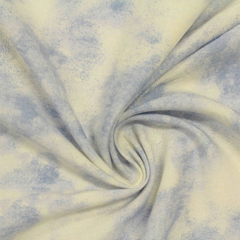 Light Blue Abstract Woven, Viscose