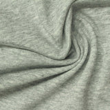 Light Grey Marl Jersey Knit, Cotton-Poly — photo 2