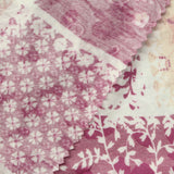 Pink Floral Jersey Knit, Polyester — photo 2