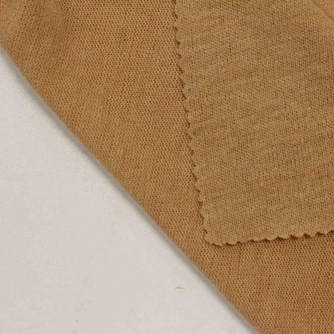 Light Brown Marl Jersey Knit, Poly-Viscose