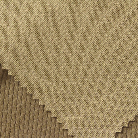 Polyester Viscose Blend Chenille Fabric, 300 gsm, 160 cm — Khaki