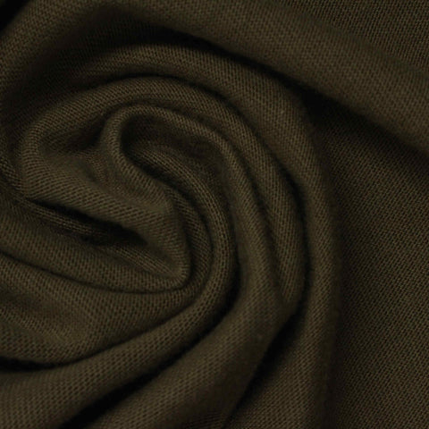 100% Cotton Jersey Knit Fabric, 195 gsm — Brown
