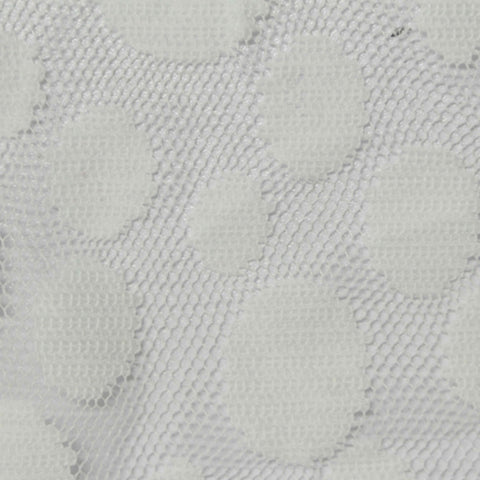 White Dots Mesh, Nylon, 145 cm